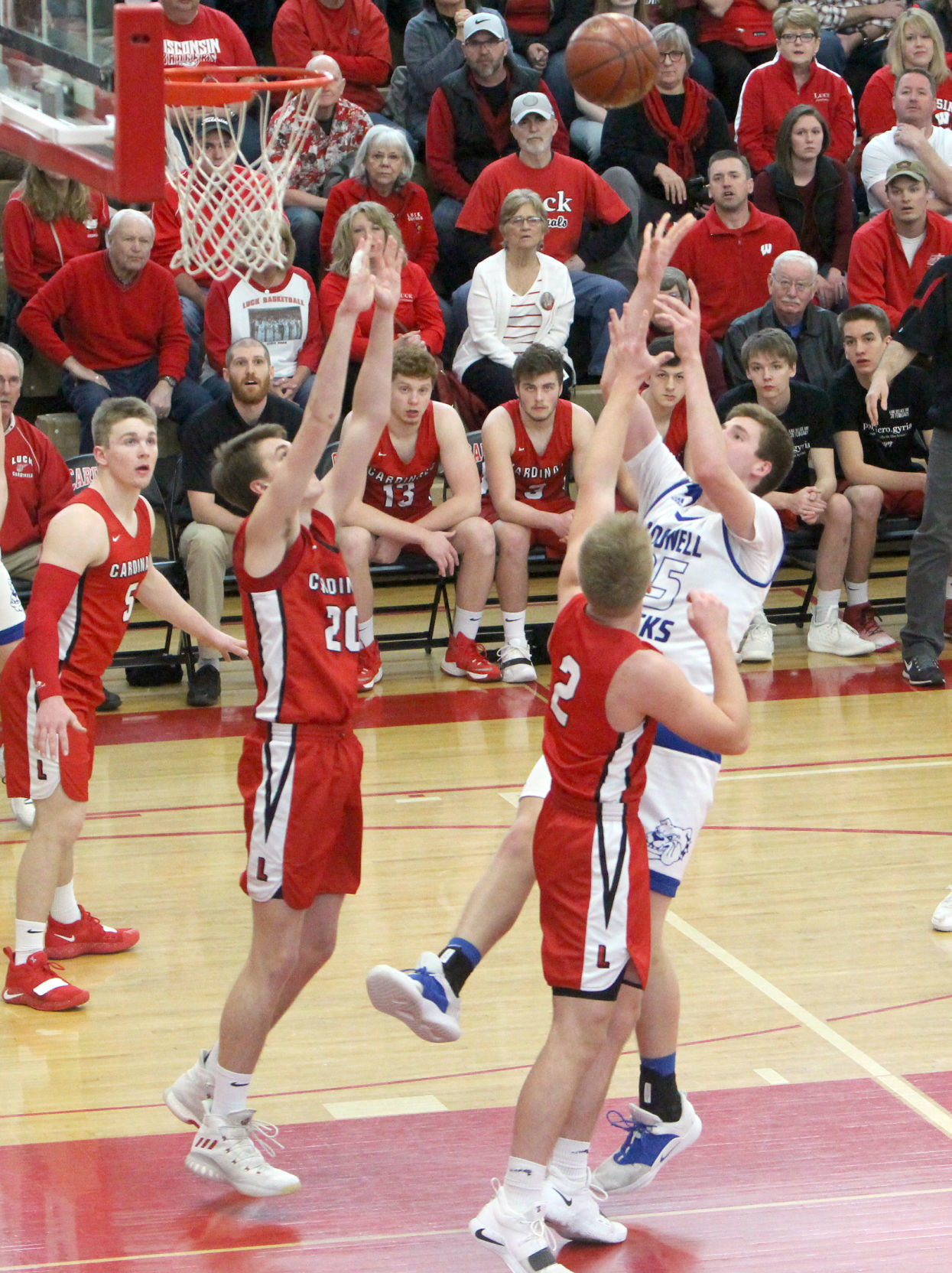 McDonell boys basketball vs Luck at Chi-Hi 3-9-19